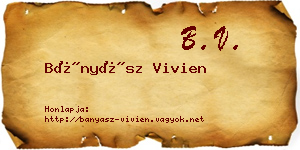 Bányász Vivien névjegykártya