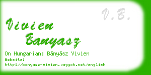 vivien banyasz business card